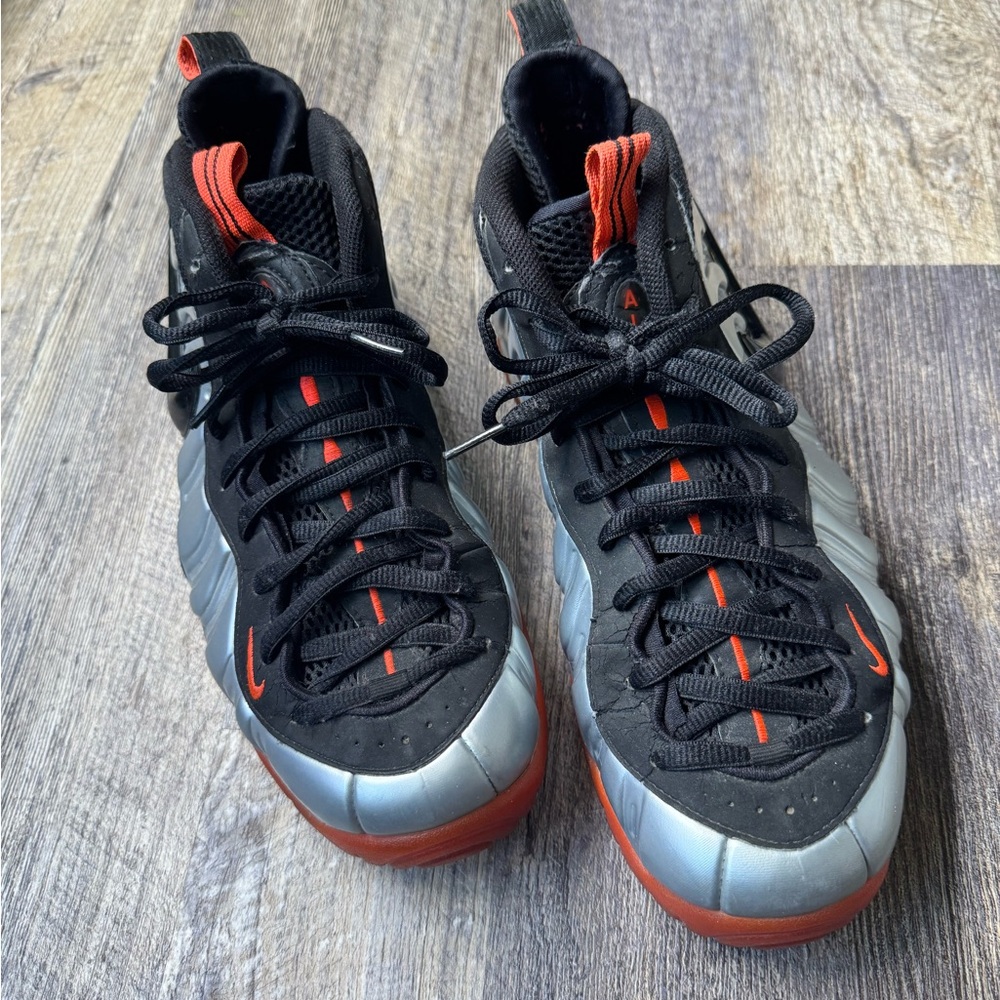 Nike Air Foamposite Pro Bright Crimson Sz 12 – Worn, Fine Condition
